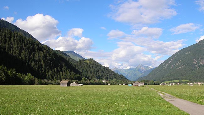 Blick zurück ins Lechtal