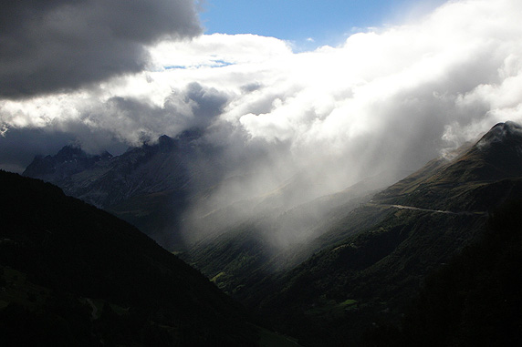 Auf dem Weg nach Disentis